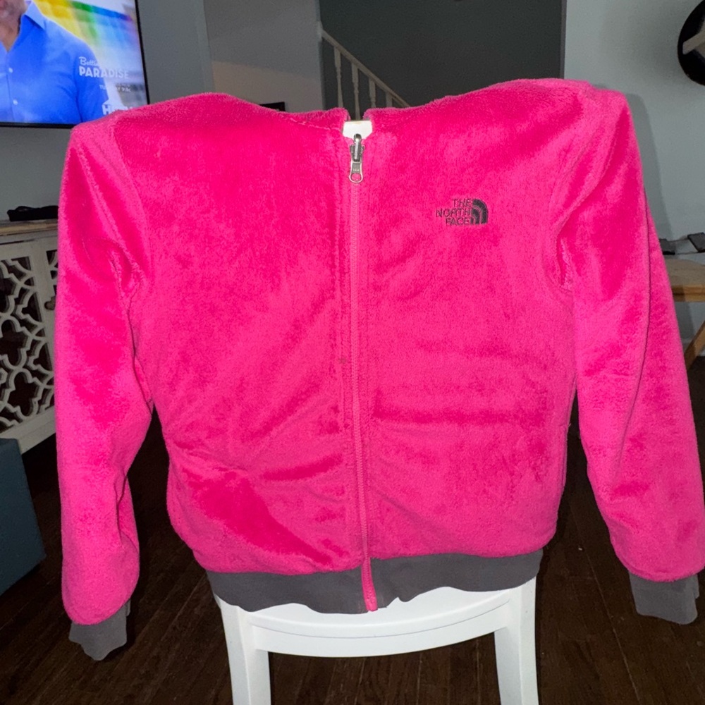 Girls The North Face Reversible Swacket, sz Large